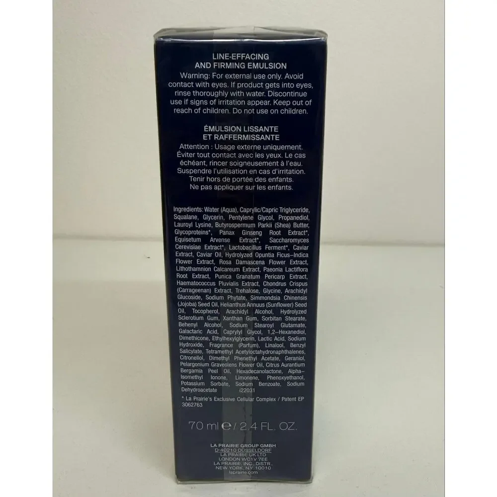 Hydro Emulsion. Line-effacing and firming emulsion